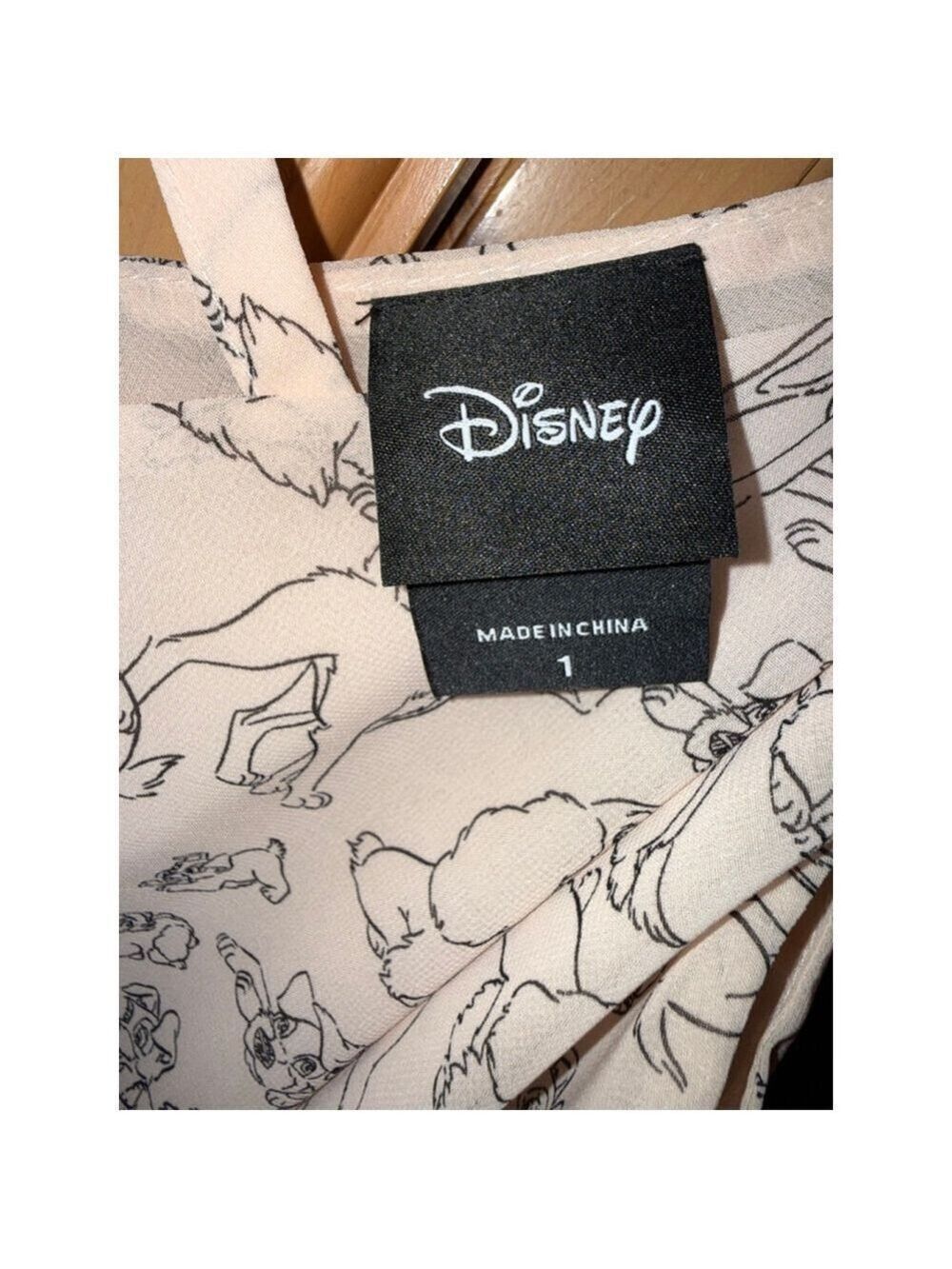 Women's Disney Pink & Black Lady and the Tramp Camisole Plus 1X - Picture 8 of 9